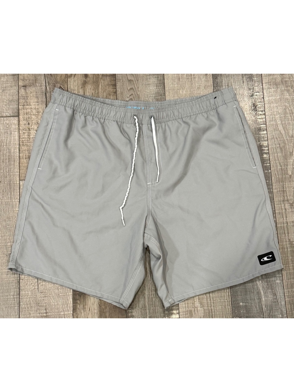 O’Neill Men’s Gray Swim Trunks Board Shorts XXL Drawstring